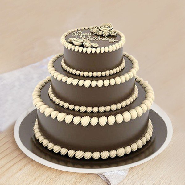 Chocolate Fudge Two Tier Cake – reemies cakes