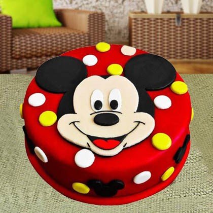 Mickey Mouse Theme Design - Customised Cake - Choose Flavour -  Indiaflorist247