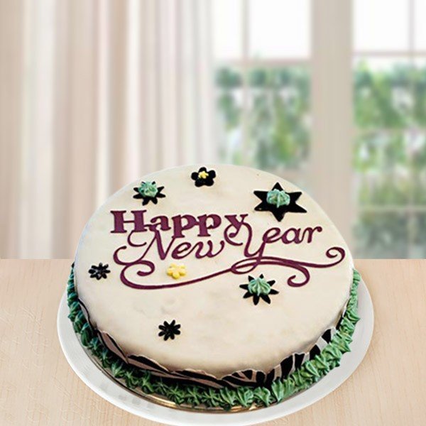 Happy new year Cake Recipe by Sadaf Shoaib Vohra - Cookpad
