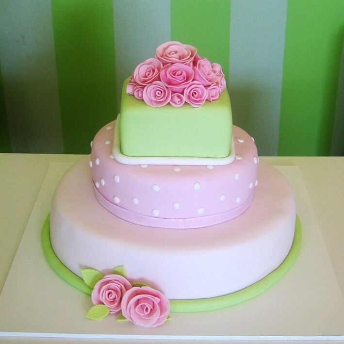 The Most Beautiful Art Of Cakes - Wedding Cakes Inspired by Works of Art : pink  cake