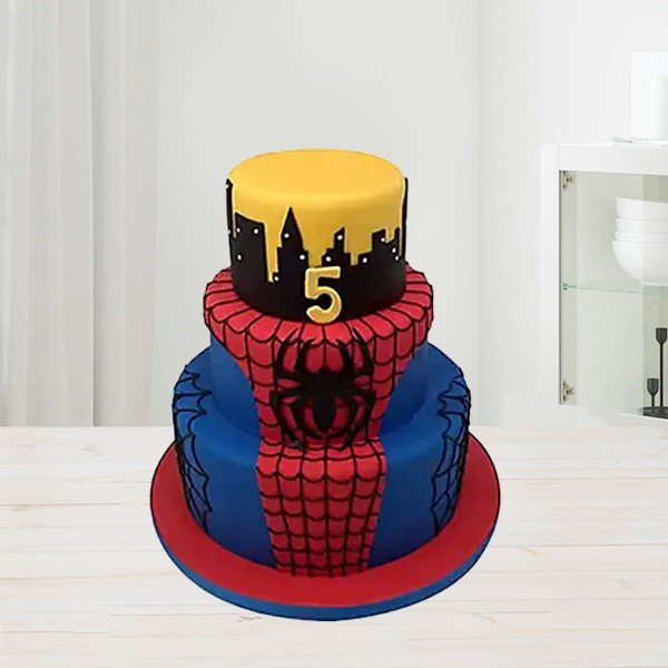 Spiderman Buttercream Cake  Spiderman Cake  Spiderman Birthday Cake   Liliyum Patisserie  Cafe