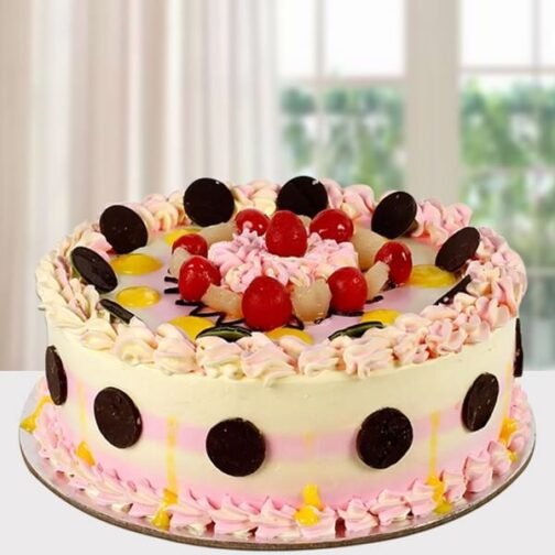 Colorful Creamy Cake