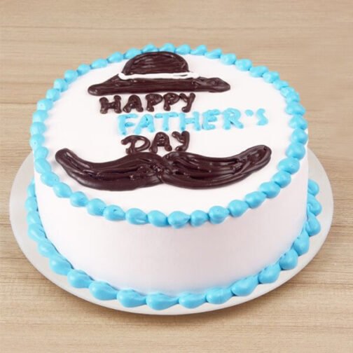 Father's Day Moustache Cake