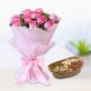 Pink Roses with Dryfruits