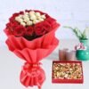 Rocher N Roses Bouquet With Dry Fruits