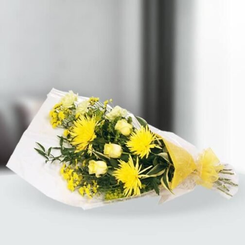 Yellow Mixed Flower Bouquet